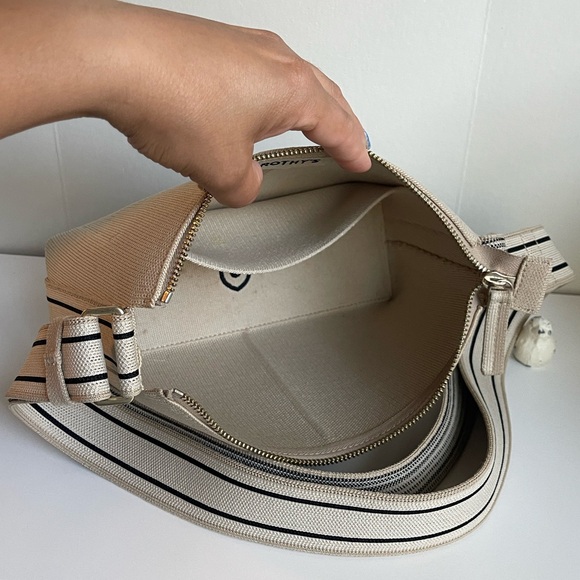 Rothy’s The Casual Crossbody Color Parchment - Picture 14 of 16